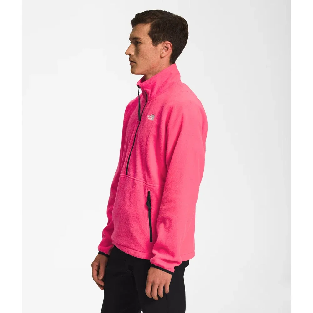 The North Face Attitude NF0A5J4N397 Jacket Men's 2XL Red Fleece 1/4 Zip NCL491